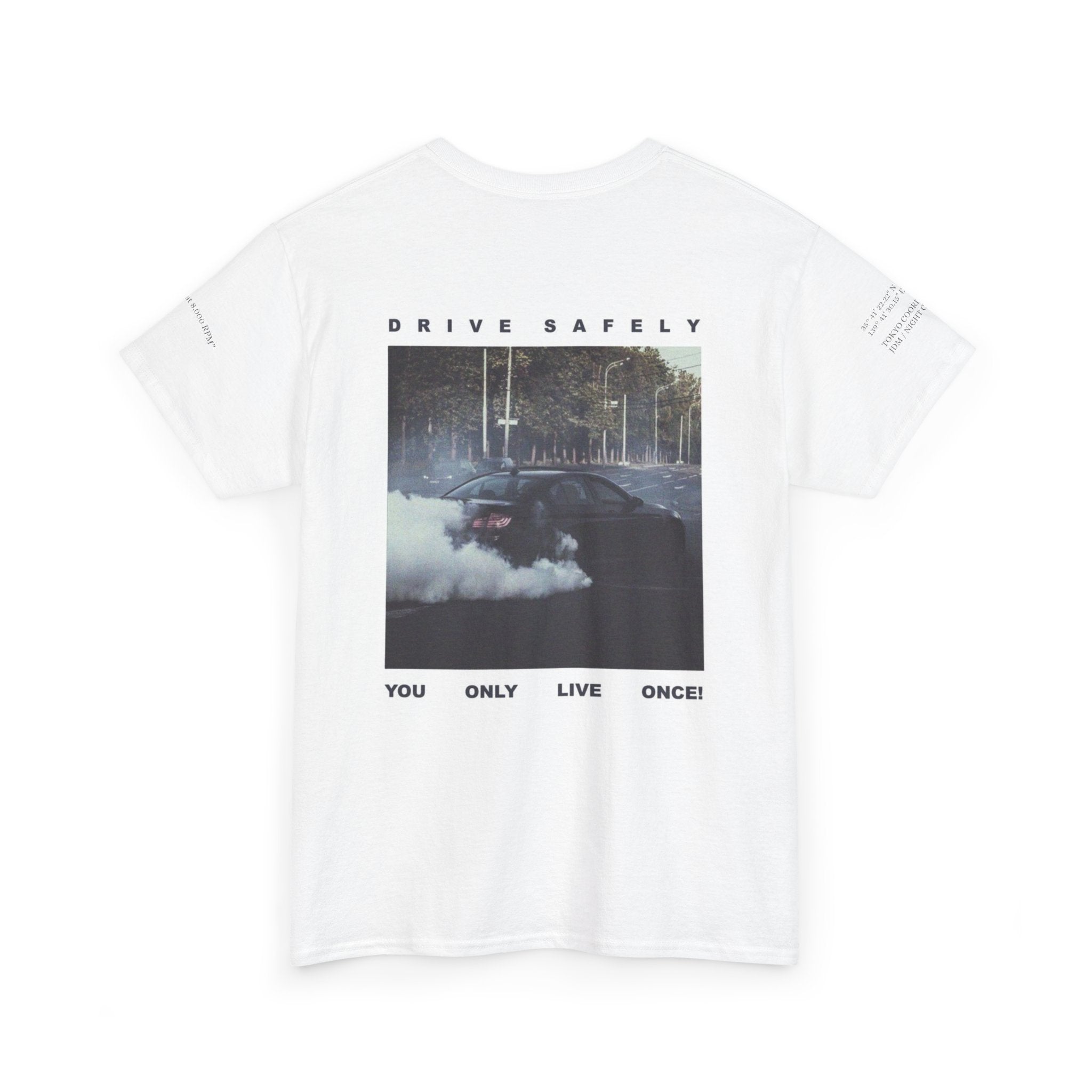 Drive Safely Tee | Road Safety Graphic Shirt, Driving Reminder