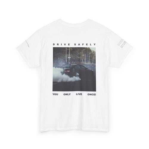 Drive Safely Tee | Road Safety Graphic Shirt, Driving Reminder