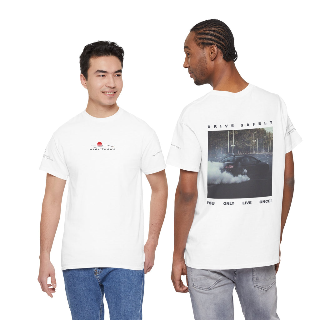 Drive Safely Tee | Road Safety Graphic Shirt, Driving Reminder