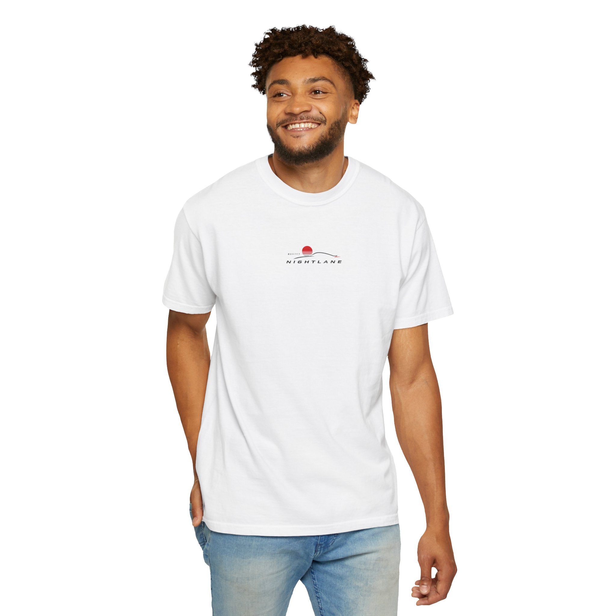 Night Driving T-Shirt | Road Trip Scenery, Vintage Car Headlights