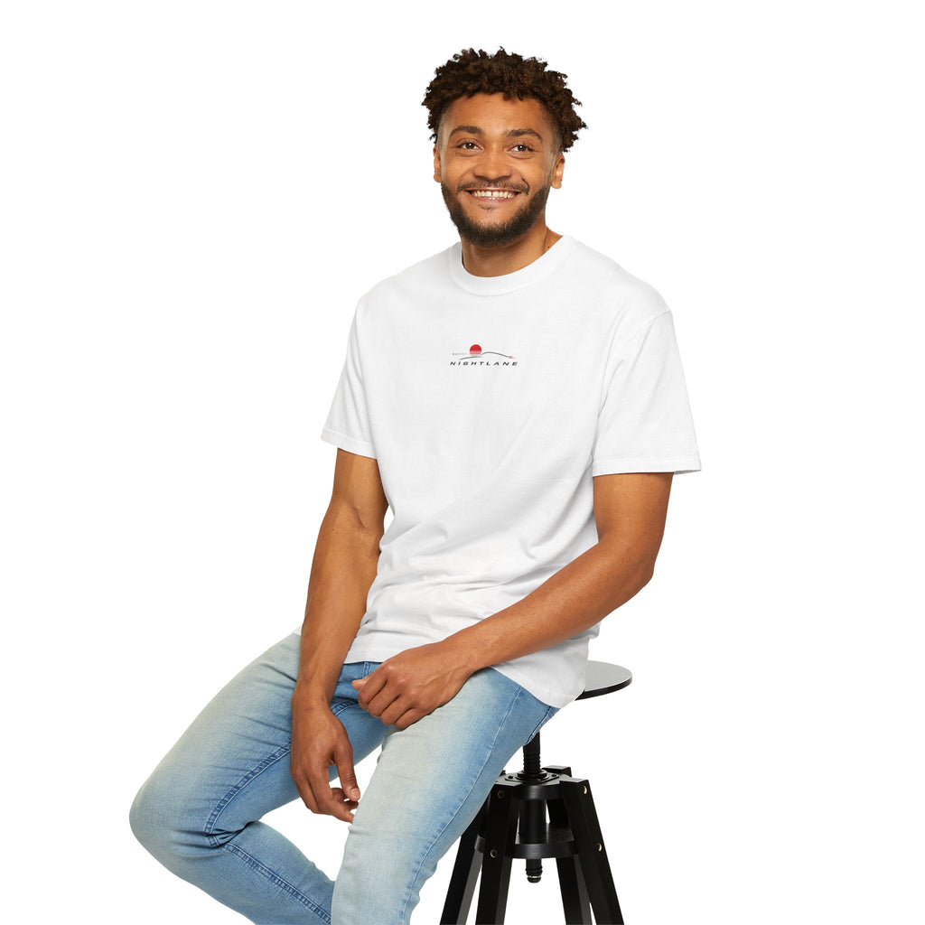 Night Driving T-Shirt | Road Trip Scenery, Vintage Car Headlights